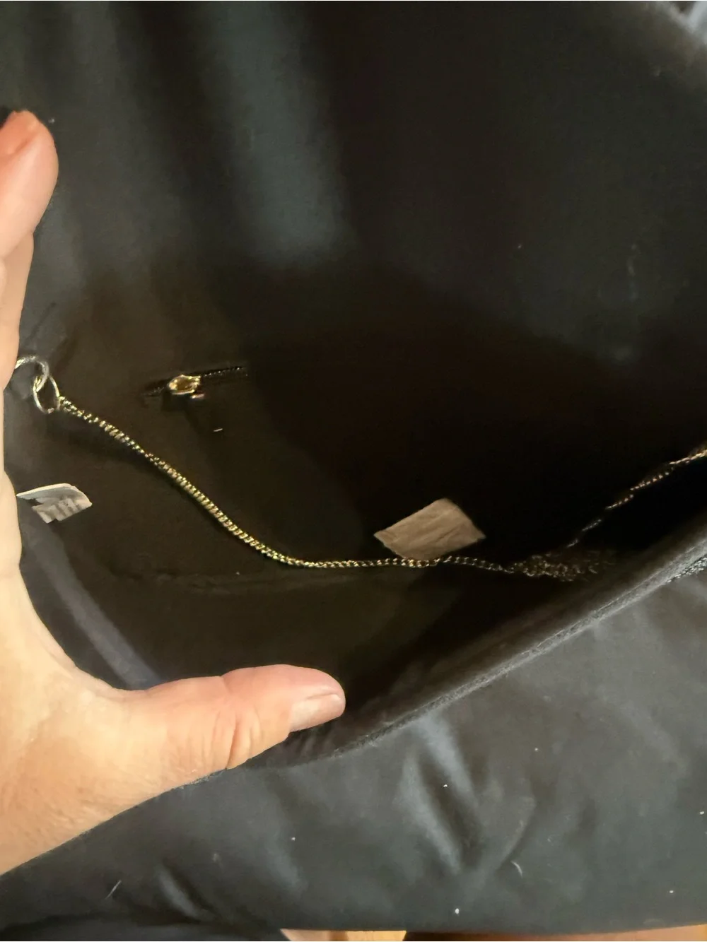 Black Beaded Rainbow Stripe Envelope Clutch